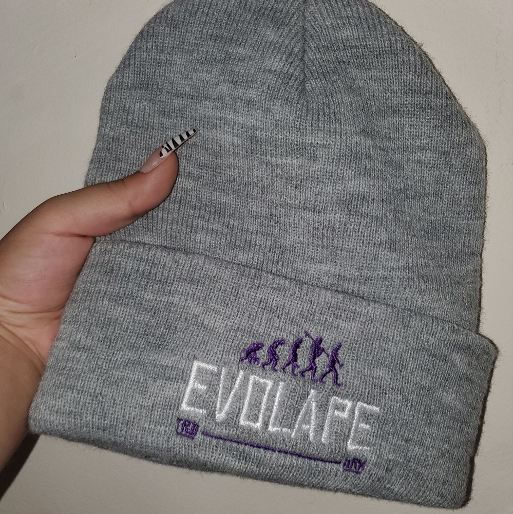 EVOLAPE Cannabis Brand Gray Beanie